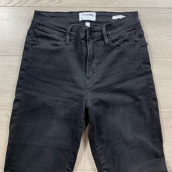 FRAME Denim Le High Raw Hem Skinny Mulholland - Picture 5 of 13